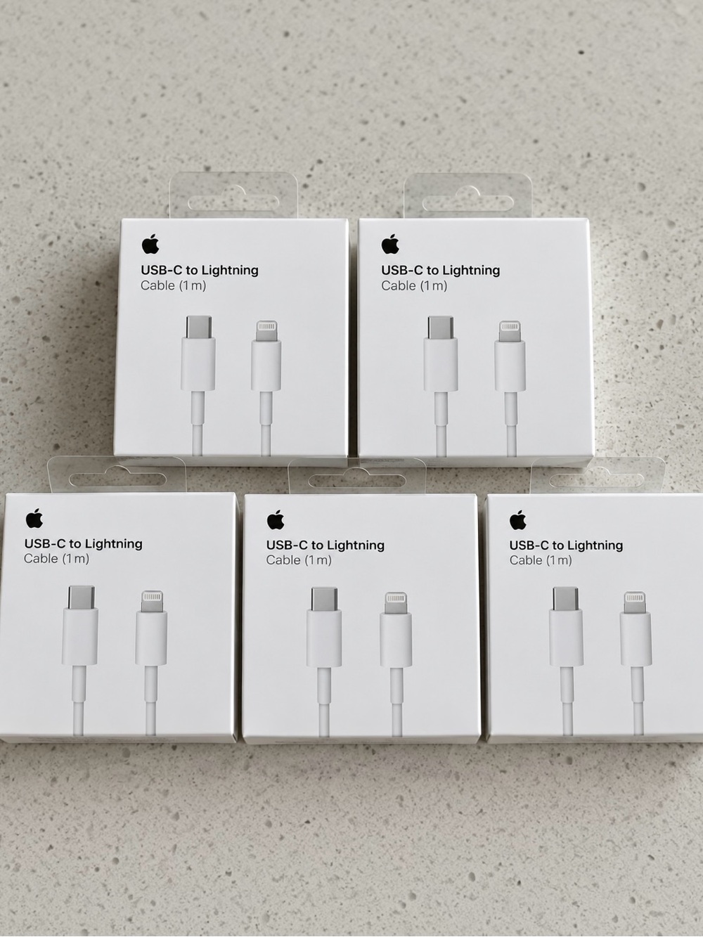 Apple USB-C to Lightning Cable (1m) - White 5Pack